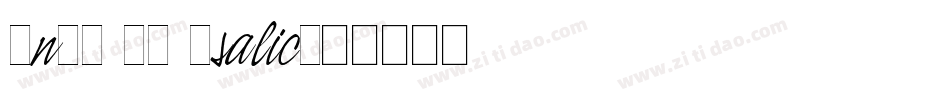 Indy 17 Italic字体转换